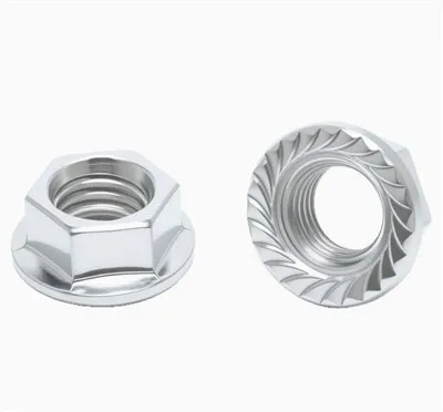Edelstahl 304 Flanschmutter A2-70 Din6923